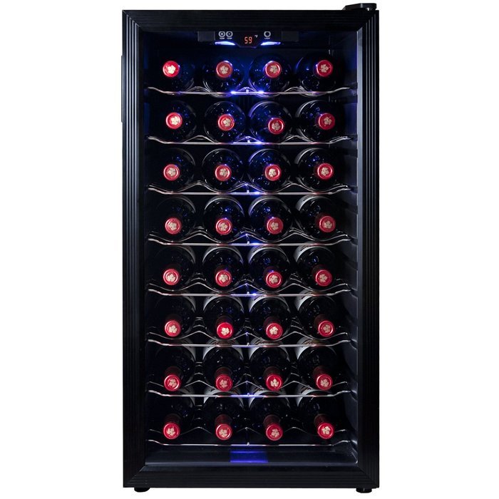 AKDY&reg; 8 Bottle Single Zone Thermoelectric Counter Top Freestanding Wine Cooler Cellar Chiller Refrigerator Fridge... N24