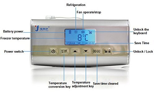 FYL-YDS-C Portable insulin Cooler Box Drug small refrigerator Refrigerated Box Drug Reefer Car refrigerator 2-... N8