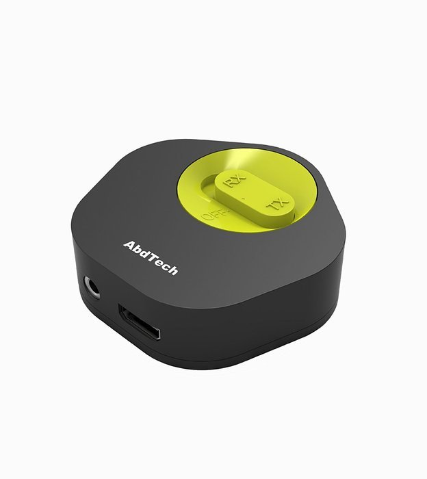 Abdtech Wireless Bluetooth 4.1 Stereo Transmitter and Audio Receiver 2-In-1 Adapter With 3.5mm Stereo Output and...