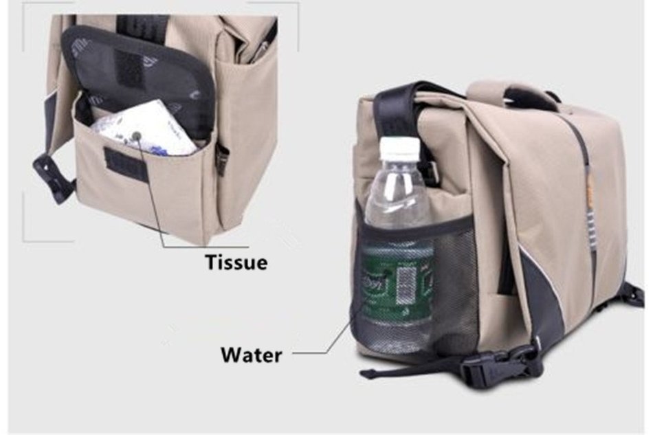 Sheffla DSLR SLR Camera Shoulder Messenger Bag for Nikon Sony Canon Pentax N8