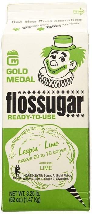 Vanilla Pink Flossugar, 6-1/2 Gallon Cartons / Case