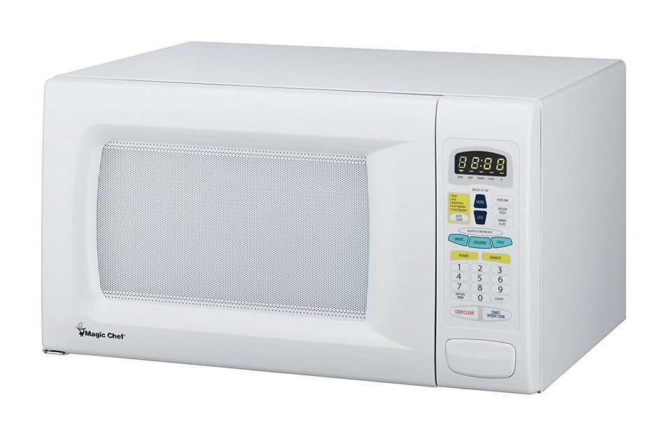 Magic Chef 1.3cf 1100W White Microwave (MCD1311W) N2