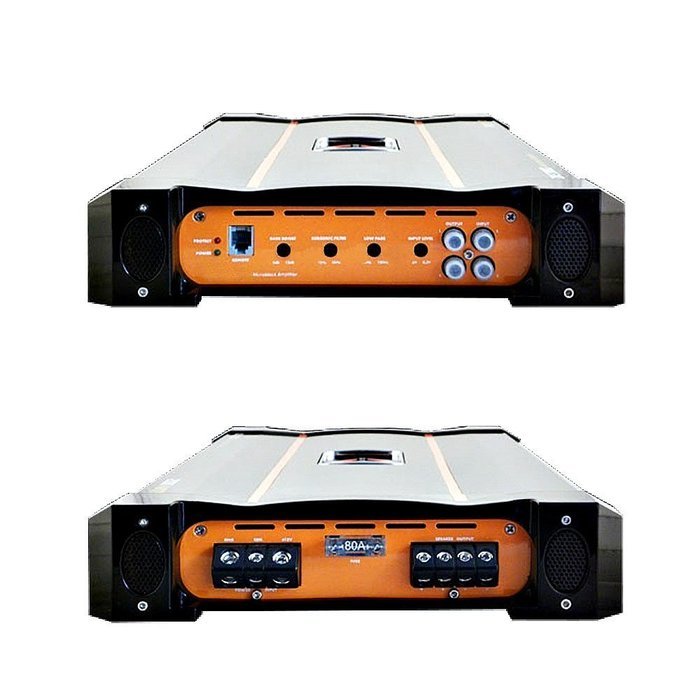 Quantum Audio 2000 Watts 1 Ohm Stereo Monoblock Class AB Car Audio Amplifier