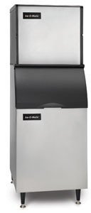 Ice-O-Matic ICE0320FA-B42PS 334 lb 30" Air-Cooled Full Cube Ice Machine w/ Storage Bin
