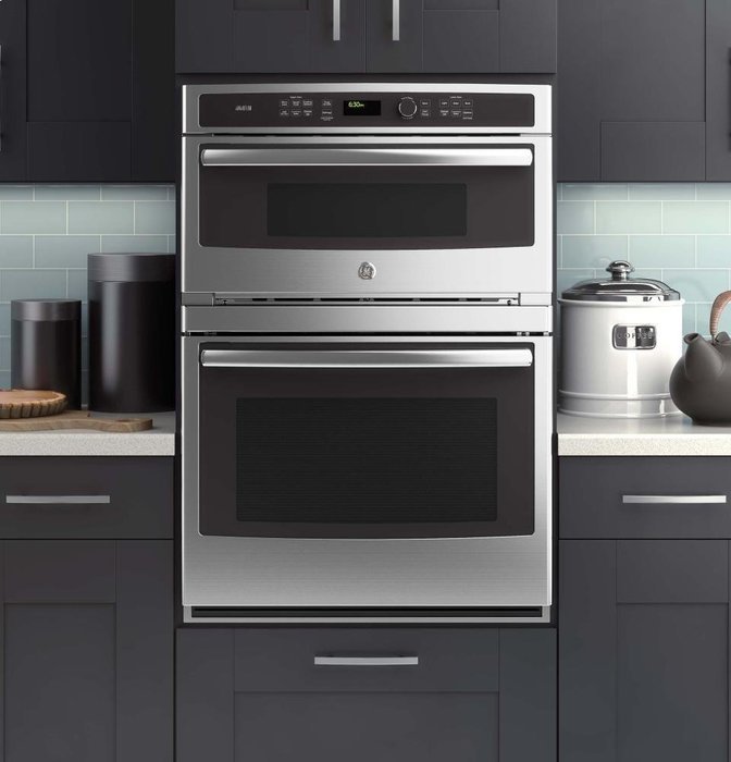 GE Profile PT7800SHSS 30" Built-In Convection Combination Microwave Wall Oven in Stainless Steel N6