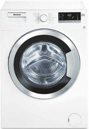 Blomberg WM98400SX 24" 2.5 cu. ft. Capacity Front Load Washer With Stainless Steel Drum LED Digital Display Variable...