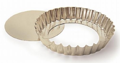 MATFER BOURGEAT 340822 Deep Fluted Tart Mold with Removable Bottom