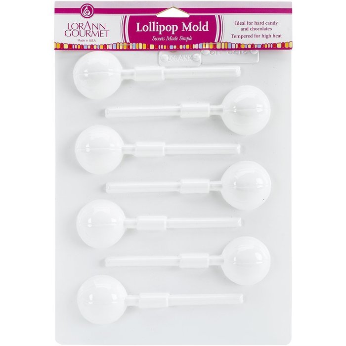 LorAnn Oils Basketball Lollipop Sheet Mold