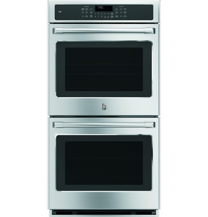 GE CK7500SHSS Cafe 27" Stainless Steel Electric Double Wall Oven - Convection