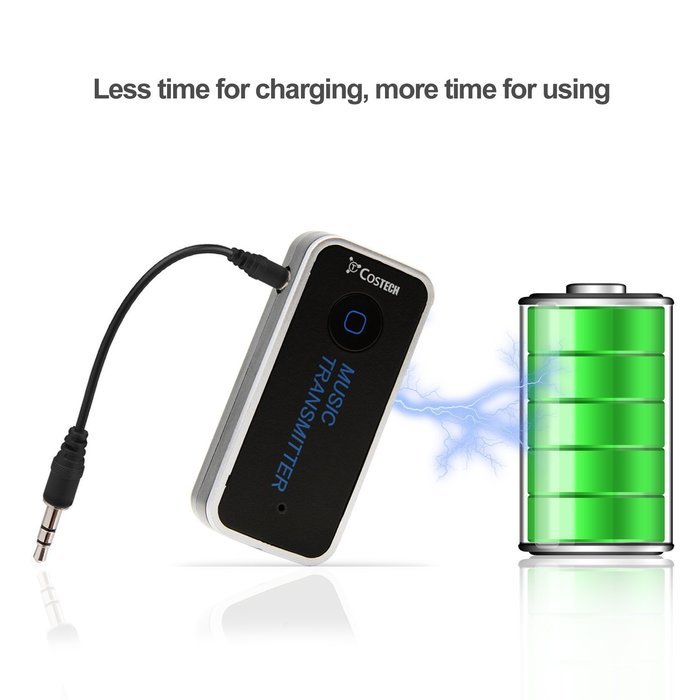 Bluetooth Receiver, Costech&reg; Portable A2DP Wireless Audio Adapter with 3.5 mm Stereo Output Support Smartphones... N13