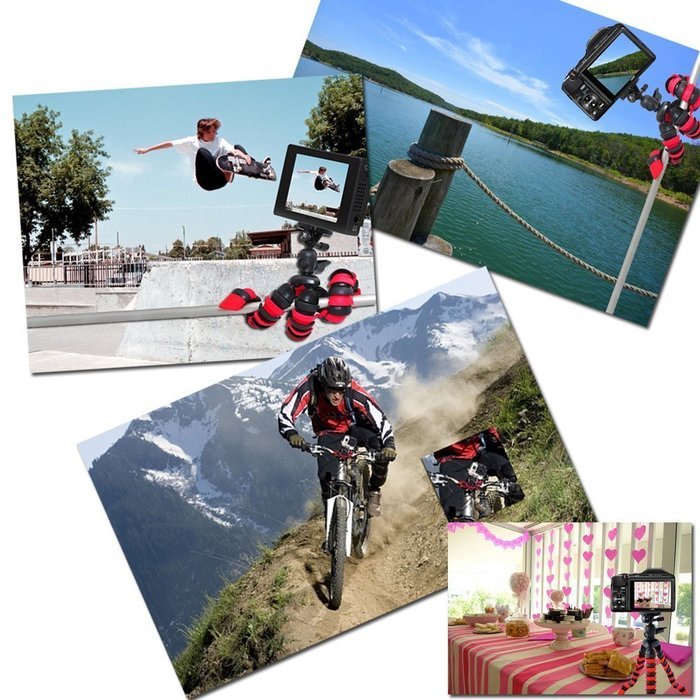 Xtech&reg; BIKE / BIKING and Motorcycle Riding Accessories Kit for GoPro Hero 4 3+ 3 2 1 Hero4 Hero3 Hero2, Hero 4... N2