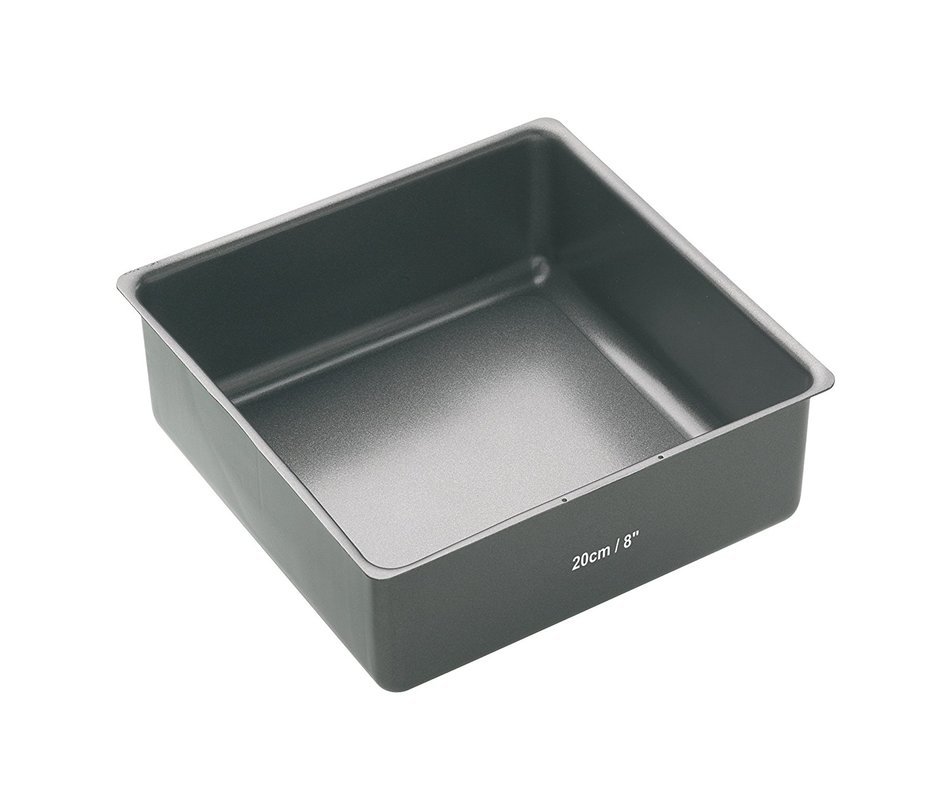 20cm Non-stick Deep Loose Base Square Cake Pan N3