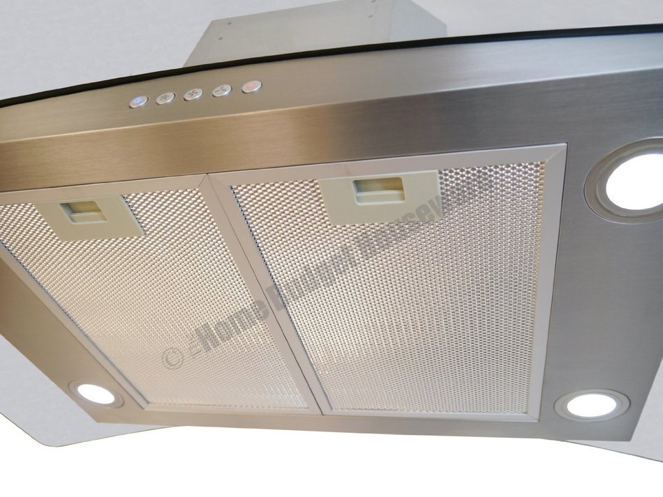 Blue Ocean 36" RH668I Stainless Steel Island Mount Kitchen Range Hood N4