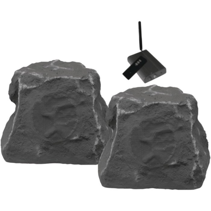 Tic Corporation Tfs0 Sl 5.25 75-Watt Outdoor Rock Speakers (Slate)
