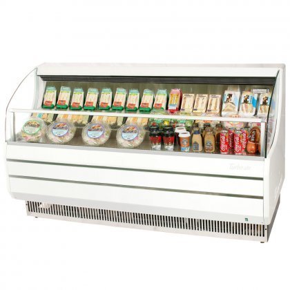 Turbo Air TOM75SSF 75" Open Display Merchandiser with Modern Design Environmental Friendly Refrigeration System...