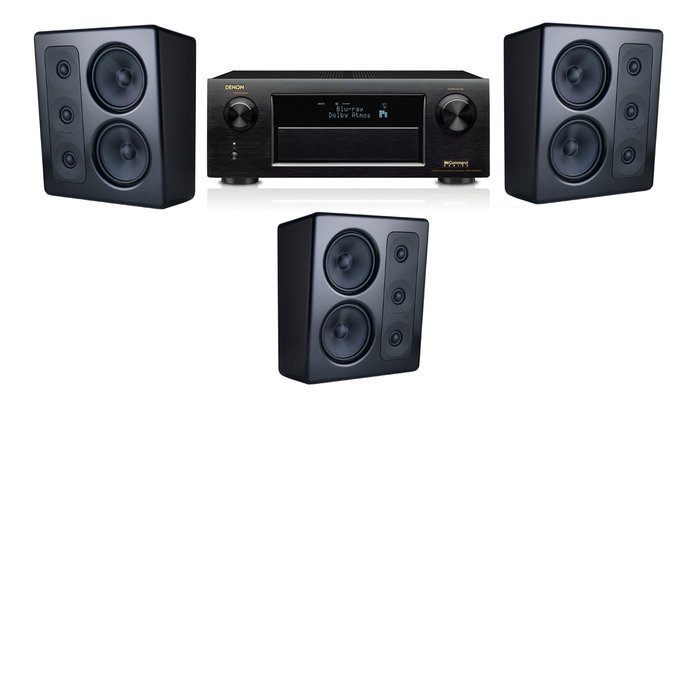 M&K Sound MP300 Monitor Speaker 3.0 Denon AVR-X5200W