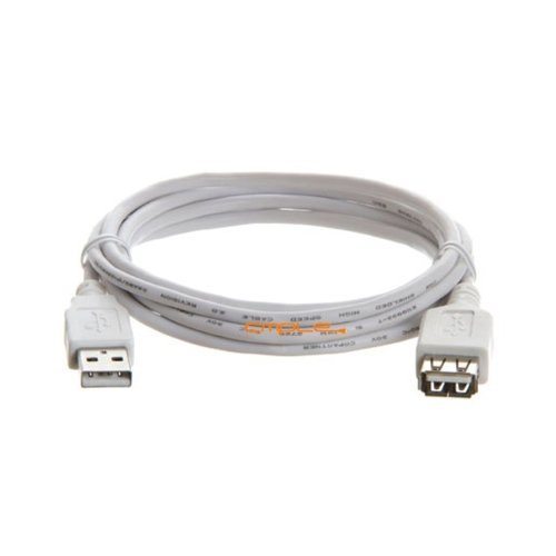 Cmple - USB 2.0 A Male to A Female Extension Cable -15FT (Black) N12