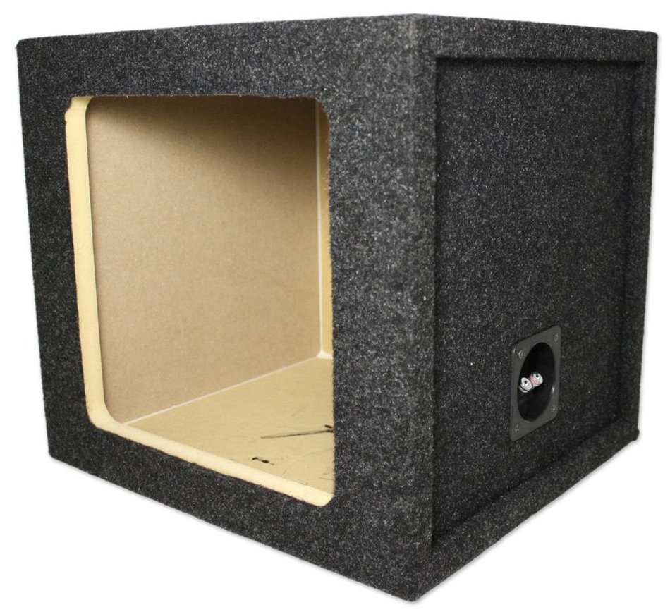 Atrend 15ks Single 15-Inch Sealed Square Solo Baric L7 or L5 Car Subwoofer Enclosure N4