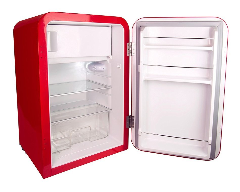 Nostalgia RFF38SDRD Retro Series 3.8-Cubic Foot Refrigerator with Freezer N11