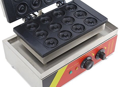 Open Kitchen NP-5 Commerical/Home Use 12pcs 110v 220v Electric Commercial 5cm Donut Doughnut Machine Maker Iron... N7