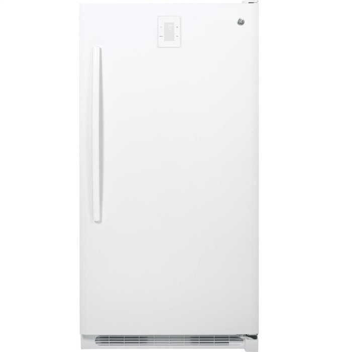 GE FUF17DHRWW 16.7 Cu. Ft. White Upright Freezer