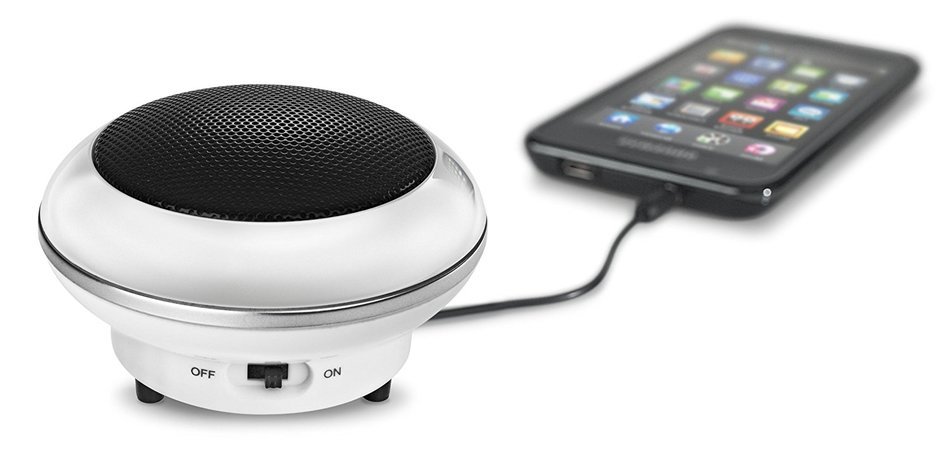 HIS PSMOBIWH Wavemaster MOBI Portable Speaker (White) N9