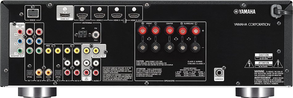 Yamaha RX-V471BL 5.1- Channel AV Receiver (Discontinued by Manufacturer) N2