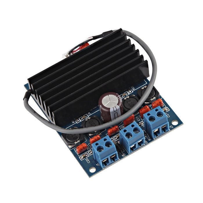 SainSonic TDA7492 D Class High-Power Amplifier Board 2x50W AMP Board with Radiator N4