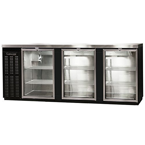 Continental Backbar Cooler 90" Wide BBC90-GD