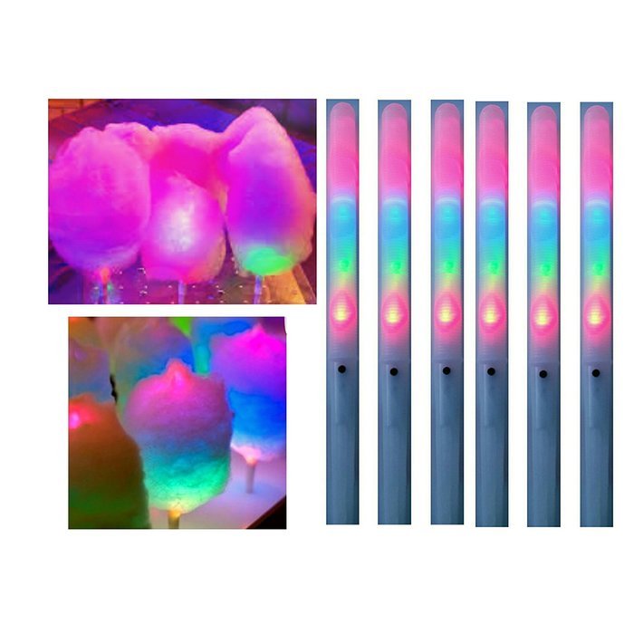 6 LED Cotton Candy Stix can be used as cotton candy cones these Cotton Candy Cones have 8 different functions... N2