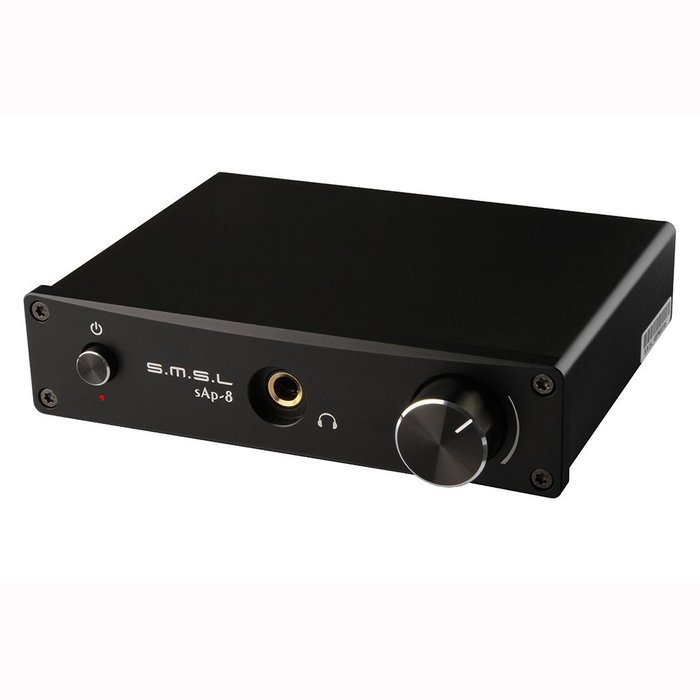 SMSL sAp-8 CNC Class-A HiFi Home Stereo Headphone Amplifier (BLACK) N3