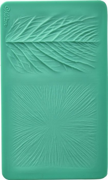 Wilton 409-2530 2-Piece Flower Impression Mold, Green