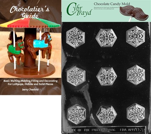 Cybrtrayd Bk-AO039 Snowflake All Occasions Chocolate Candy Mold