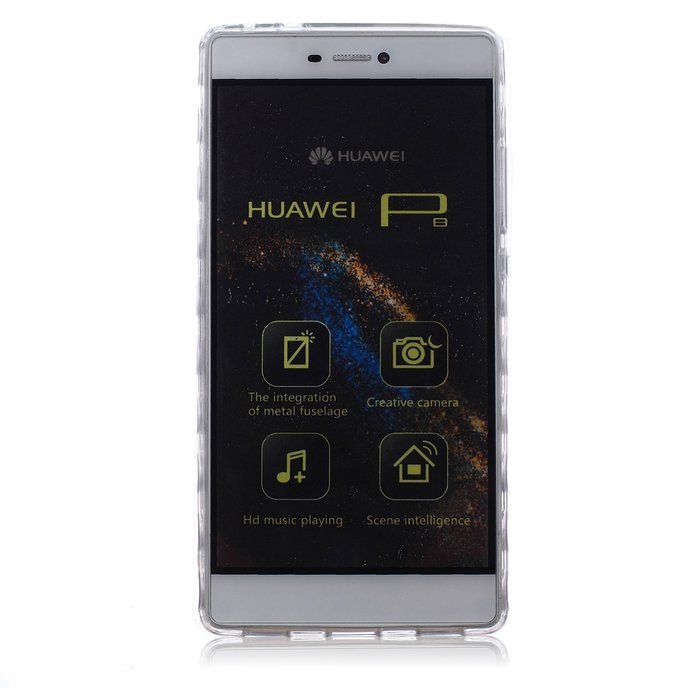 Huawei P8 Lite Case, Firefish Durable Soft TPU Back Case [Soft-Flex] Drop Protection Scratch-Resistant Cover Skin... N94