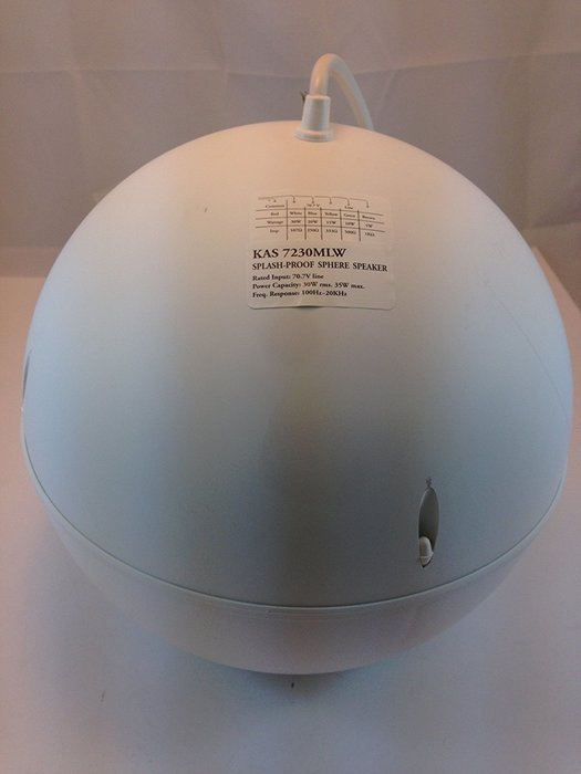 ULTRAK SPLASH PROOF WEATHER RESISTANT 10"BALL, 30 WATTS OUTDOOR SPEAKER N3
