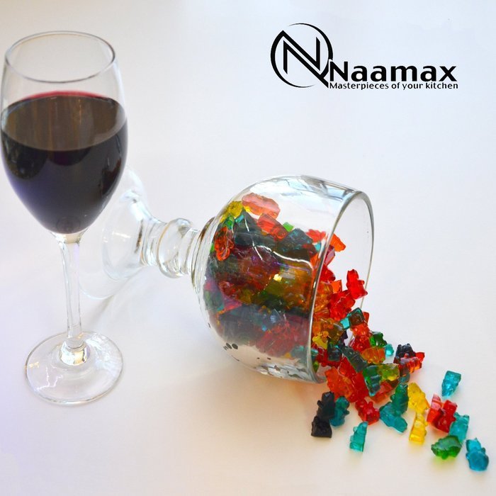 Charming Kit Gummy Bear Mold, Makes 50 Bears, Tough Silicone, Includes Dropper, 4 MEASURING SPOONS BONUS, Recipe... N8