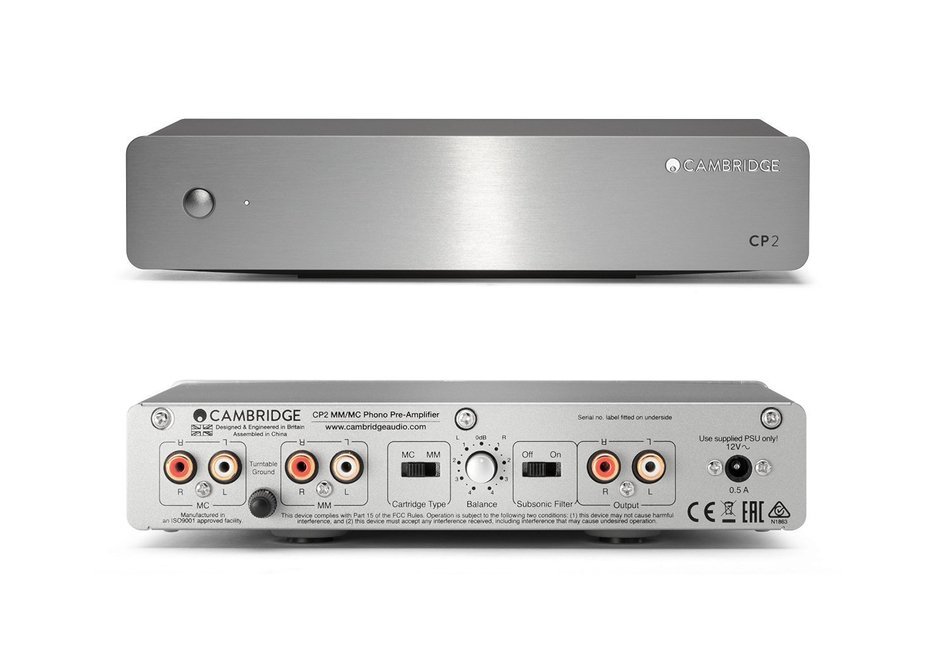 Cambridge Audio CP2 Phono Preamplifier- Silver