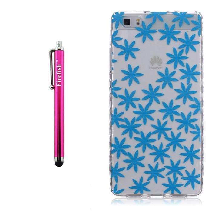 Huawei P8 Lite Case, Firefish Durable Soft TPU Back Case [Soft-Flex] Drop Protection Scratch-Resistant Cover Skin... N115