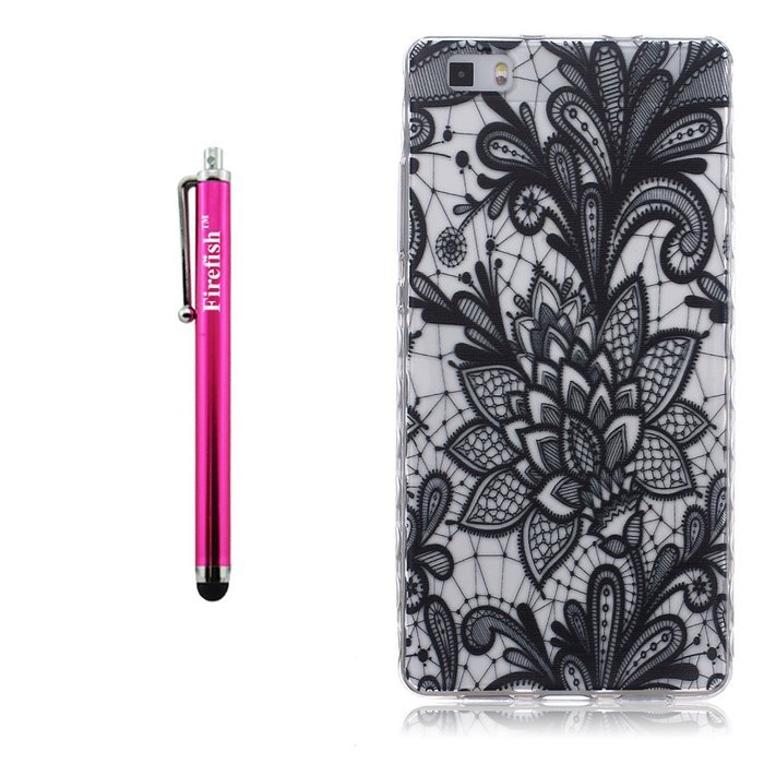Huawei P8 Lite Case, Firefish Durable Soft TPU Back Case [Soft-Flex] Drop Protection Scratch-Resistant Cover Skin... N119