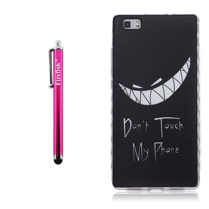Huawei P8 Lite Case, Firefish Durable Soft TPU Back Case [Soft-Flex] Drop Protection Scratch-Resistant Cover Skin... N121