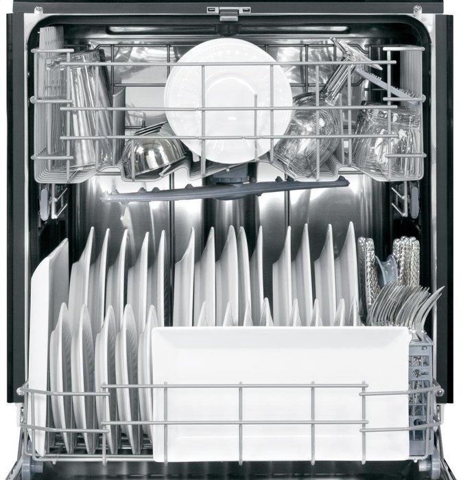 GE GLDA690FWW 24" White Full Console Dishwasher - Energy Star N2