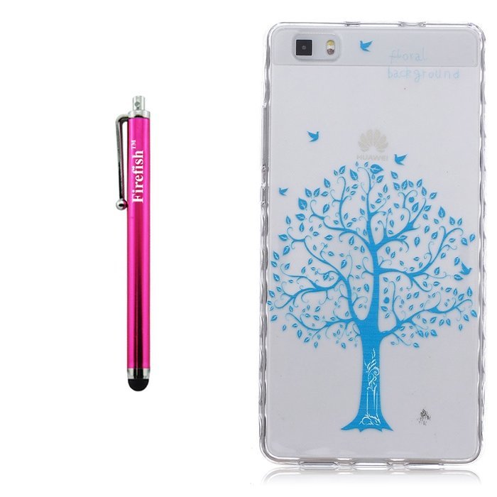 Huawei P8 Lite Case, Firefish Durable Soft TPU Back Case [Soft-Flex] Drop Protection Scratch-Resistant Cover Skin... N131
