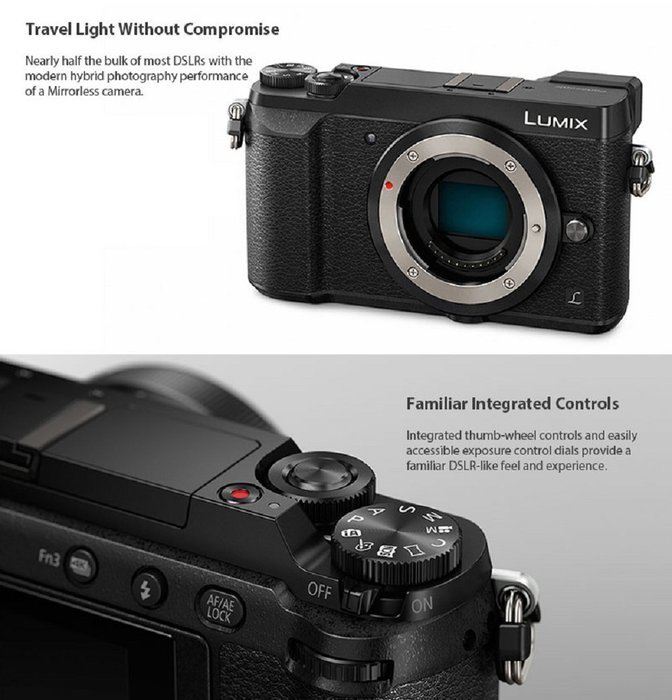 Panasonic LUMIX [GX85=GX80=GX7] 4K Mirrorless Body Only (International Version) N6