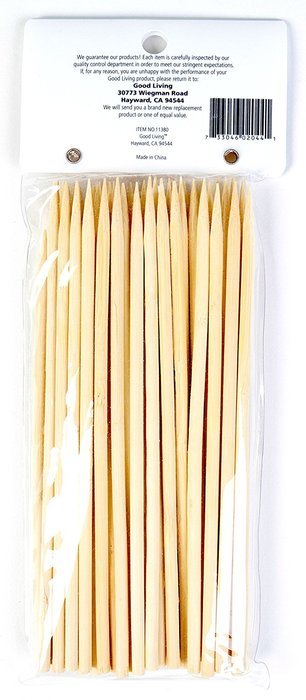 Culinary Elements High-Quality Bamboo Candy and Caramel Apple Sticks for 50 Individual Servings, 1-pack N8