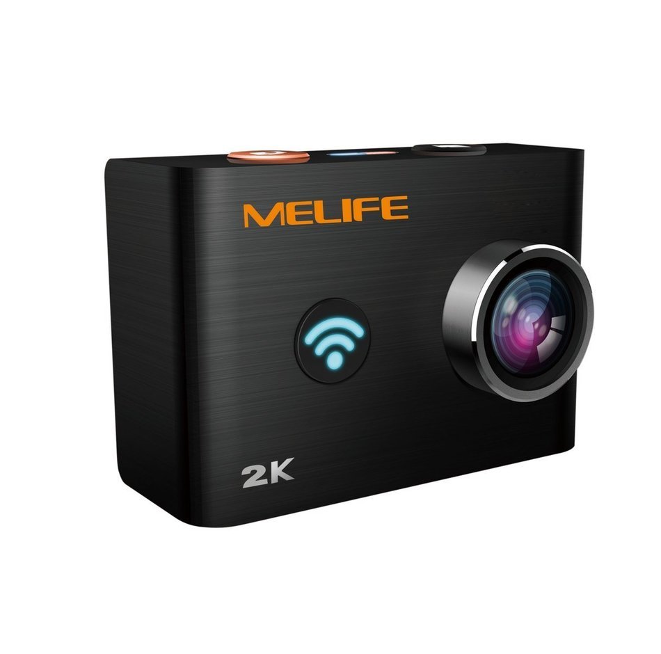 MELIFE I3 Action Camera, 2K WIFI Sports Action Cam IP68 30M Waterproof Helmet Camera with Built-in 2" LCD Screen...