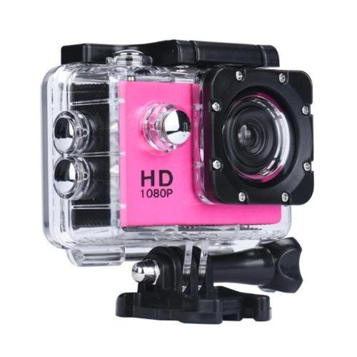 SJ5000 12MP Ultra HD 1080P Waterproof Action Camcorder Sports DV Camera Car Cam Color Pink