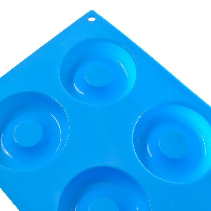 Bestwoohome 6-Cavity Silicone Donut Pan Mold/Maker for Baking (2 Pack) N4