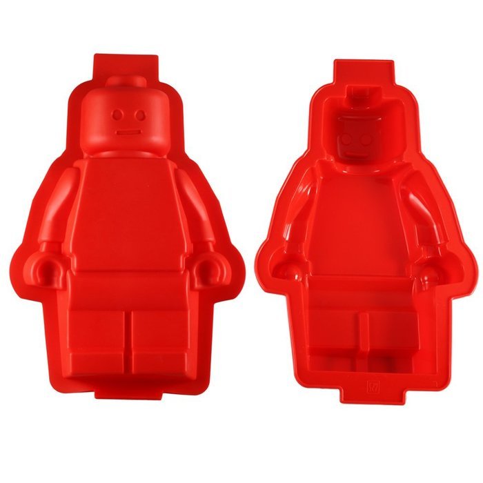 Gwogo Minifigure Building Brick Silicone Ice Tray Candy Chocolate Mold - for Lego Lovers(2 Pcs) N15