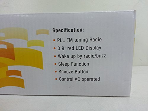 PSWholesale PLL FM Radio Digital Alarm Clock N3