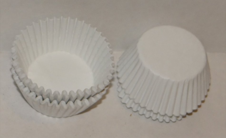 #5 White Paper Candy Cup Cups 1000 Pack Candy Making Supplies
